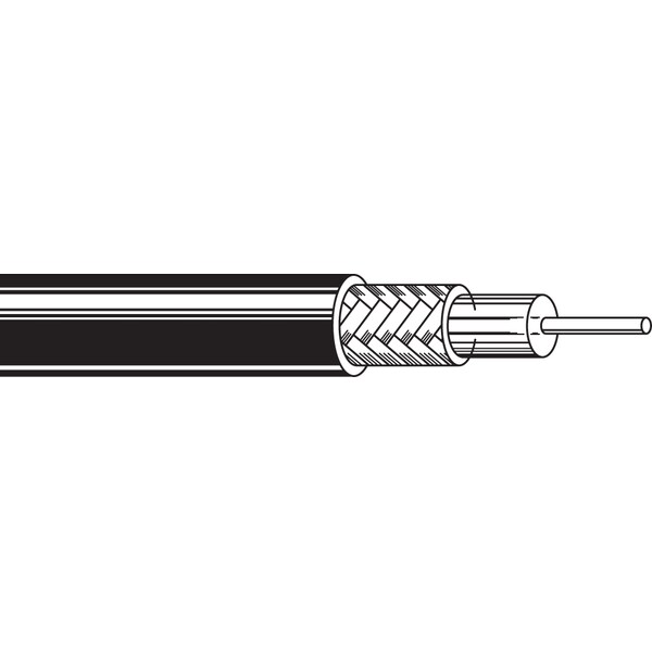 Belden RG58 20 SOL BC FEP 95% TNC BRD, SHD FRPVC JKT CMP, 53.5 OHM NAT, 1000FT 82240 8771000 - main